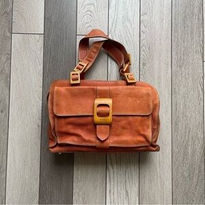 London Ania Hindmarch leather bag